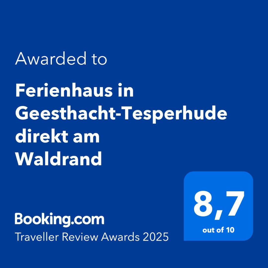 Ferienhaus In Geesthacht-Tesperhude Direkt Am Waldrand Luaran gambar